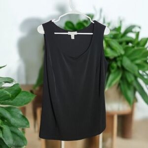 Dressbarn Black Sleeveless Top Tank Size 2X